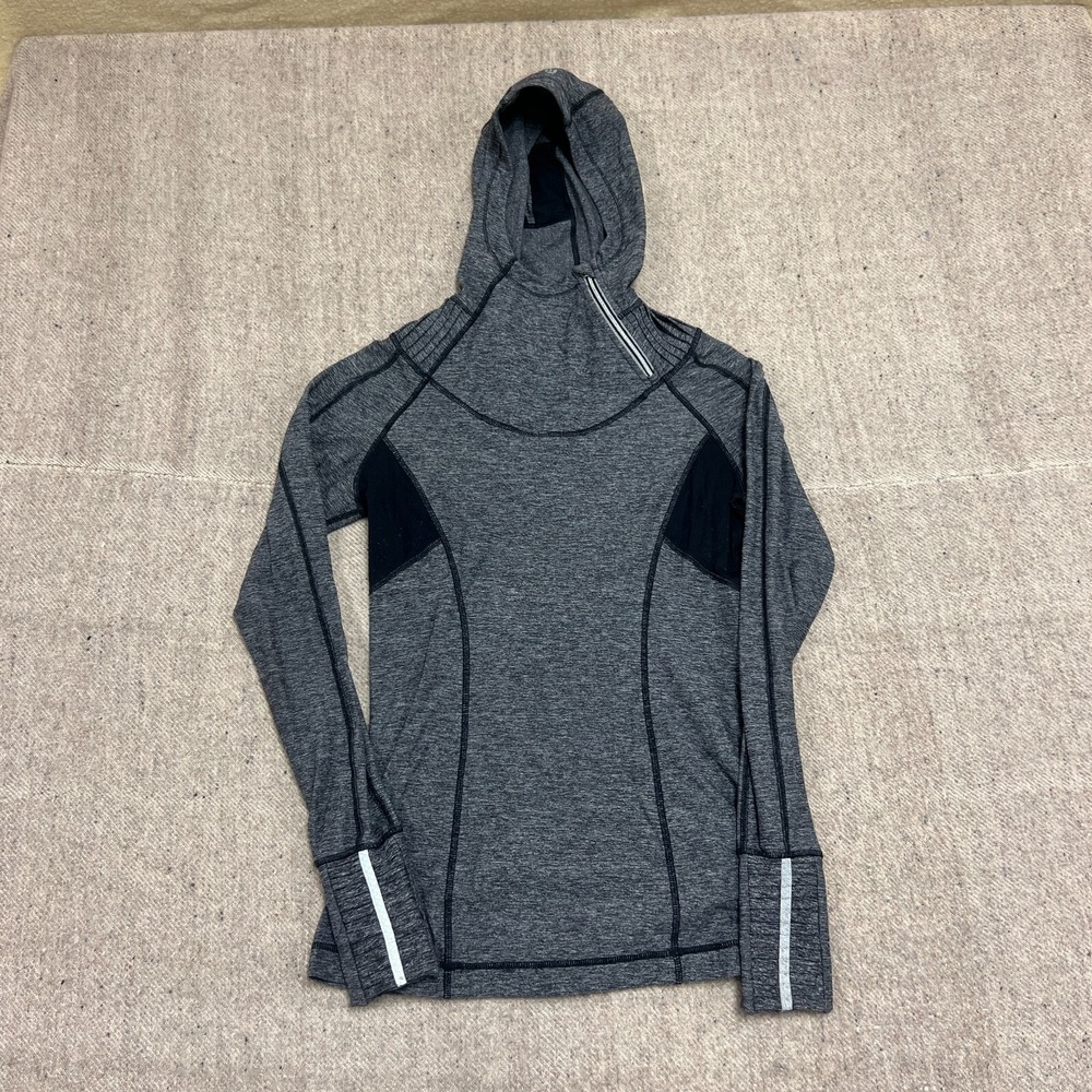 Lululemon Run Back On Track Pullover‎ Hoodie Women's 8 Gray